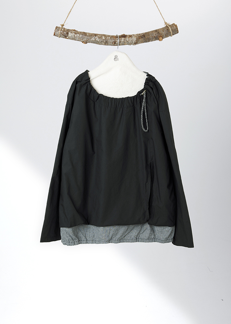 Drawstring Neck Top