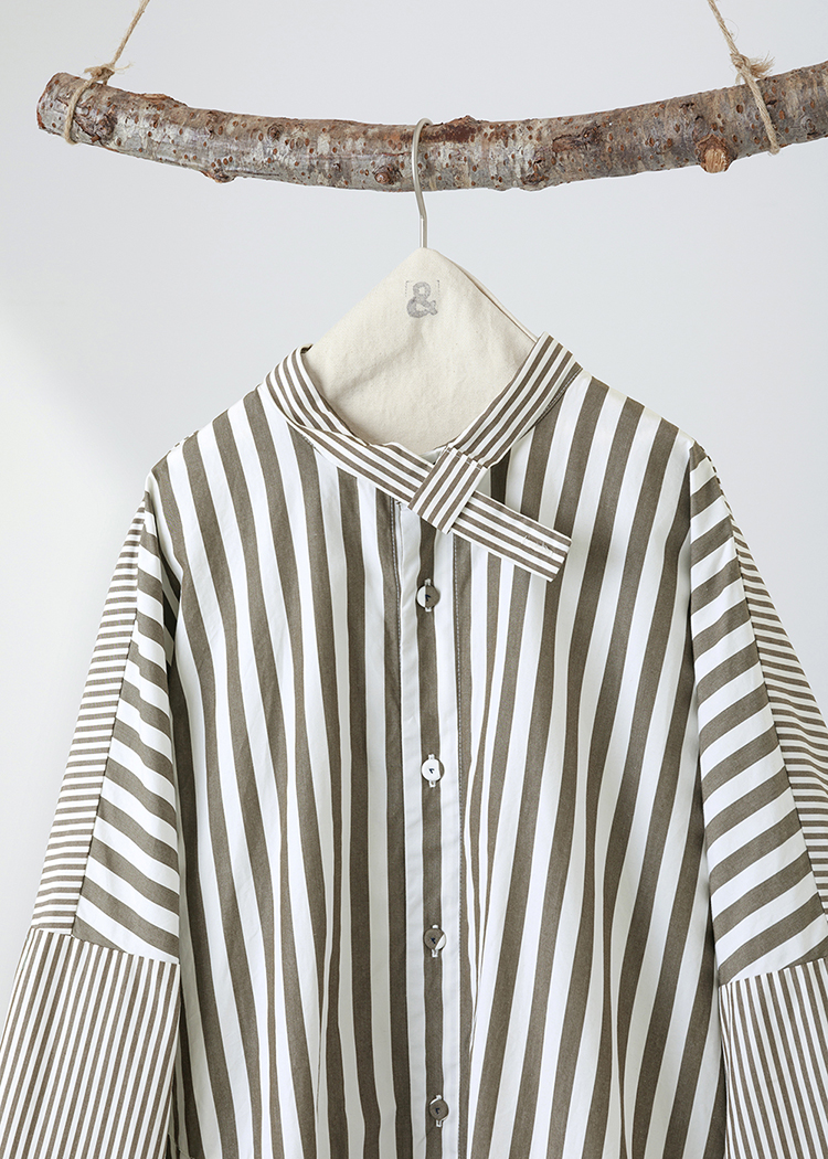 Striped Shirt Dress