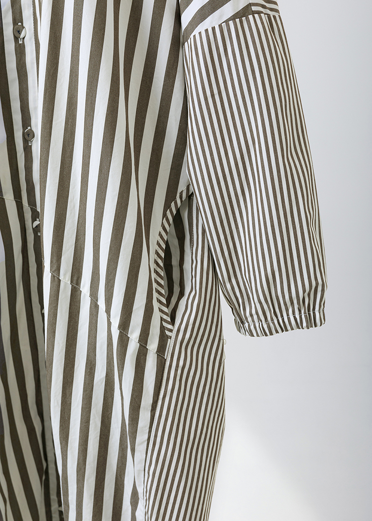 Striped Shirt Dress