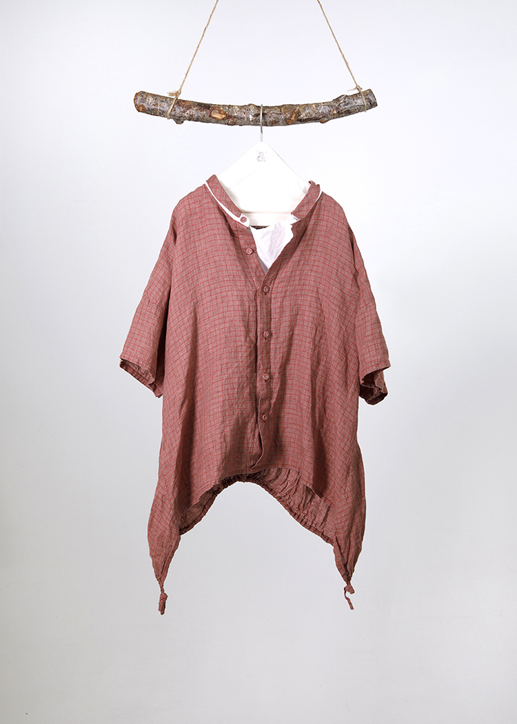 Drawstring Hem Blouse