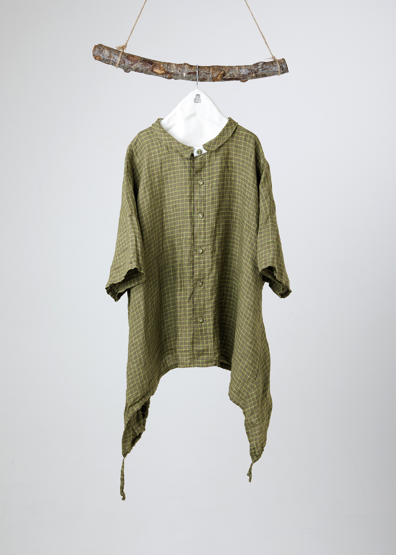 Drawstring Hem Blouse