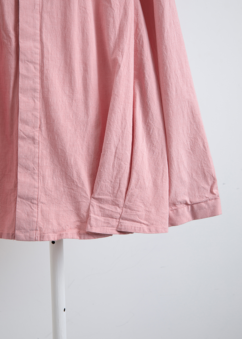 無拘活褶暗釦襯衫