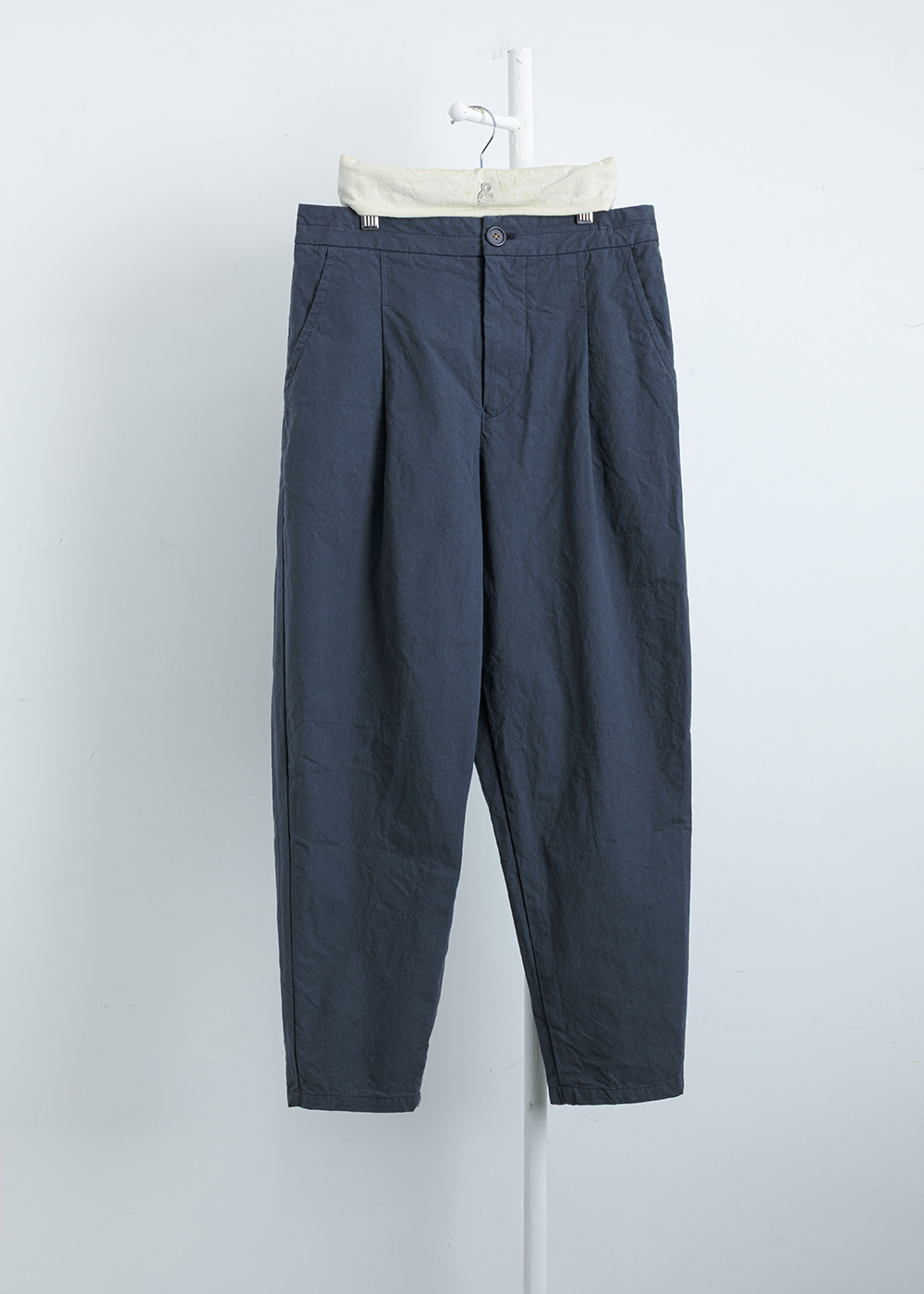 徐行九分打褶休閒褲