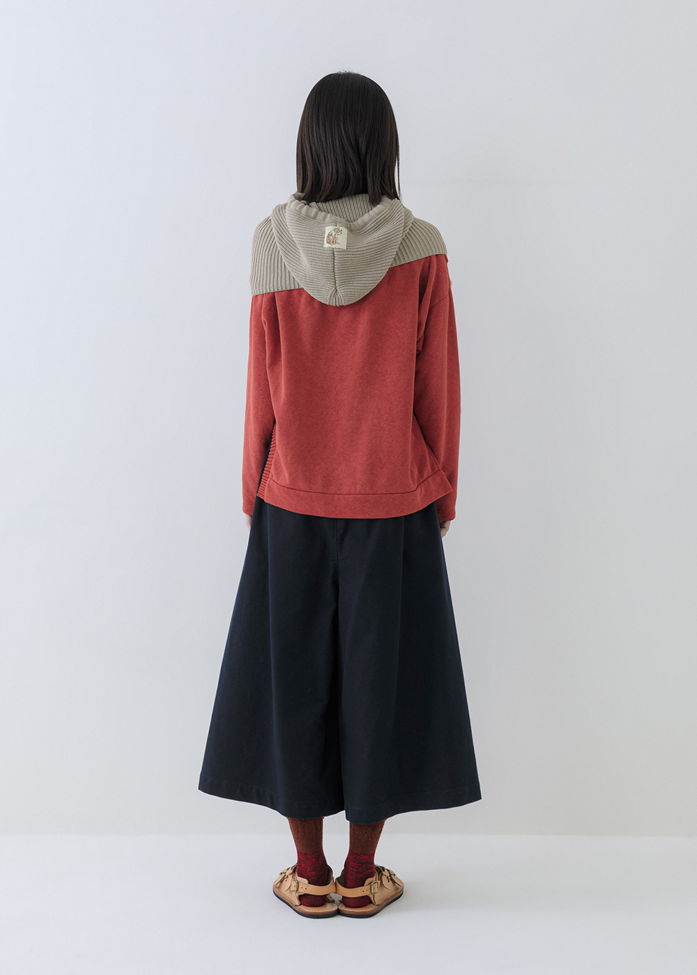 恬然A字剪裁寬褲