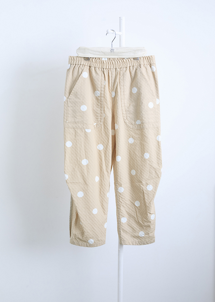 Wide-leg pants with pockets