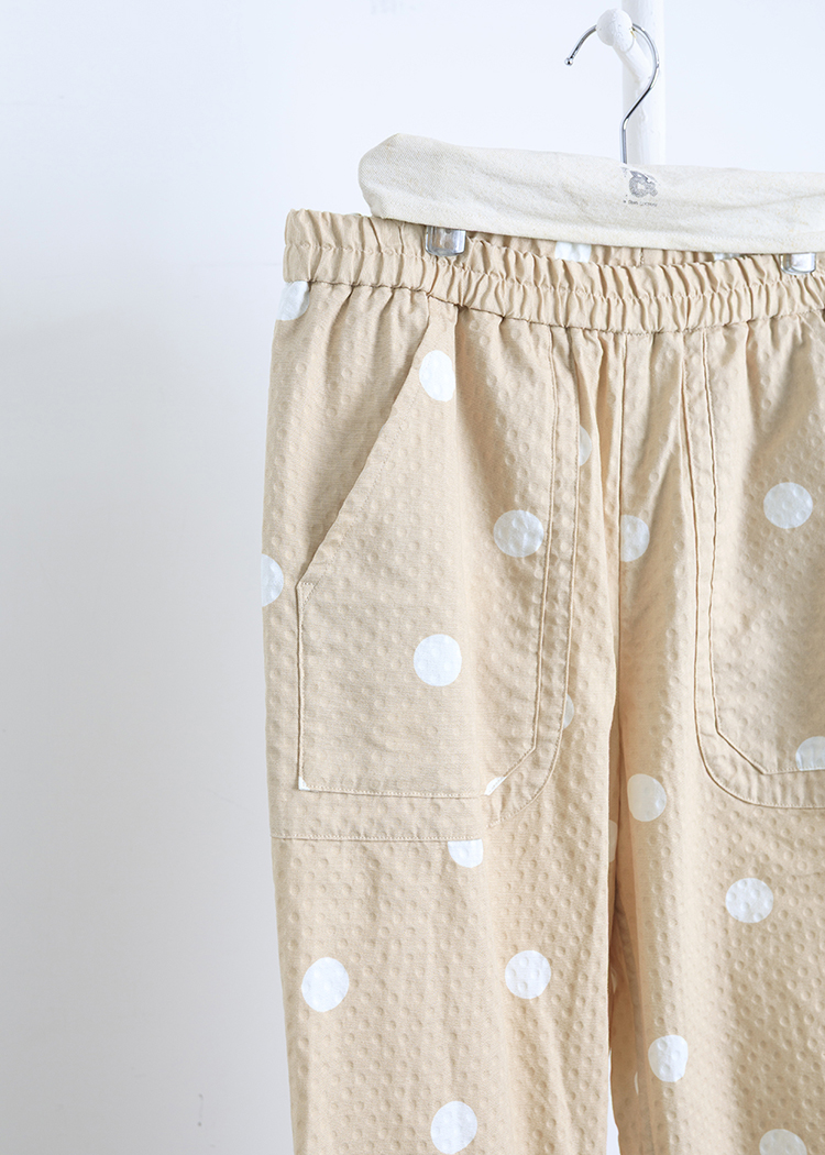Wide-leg pants with pockets