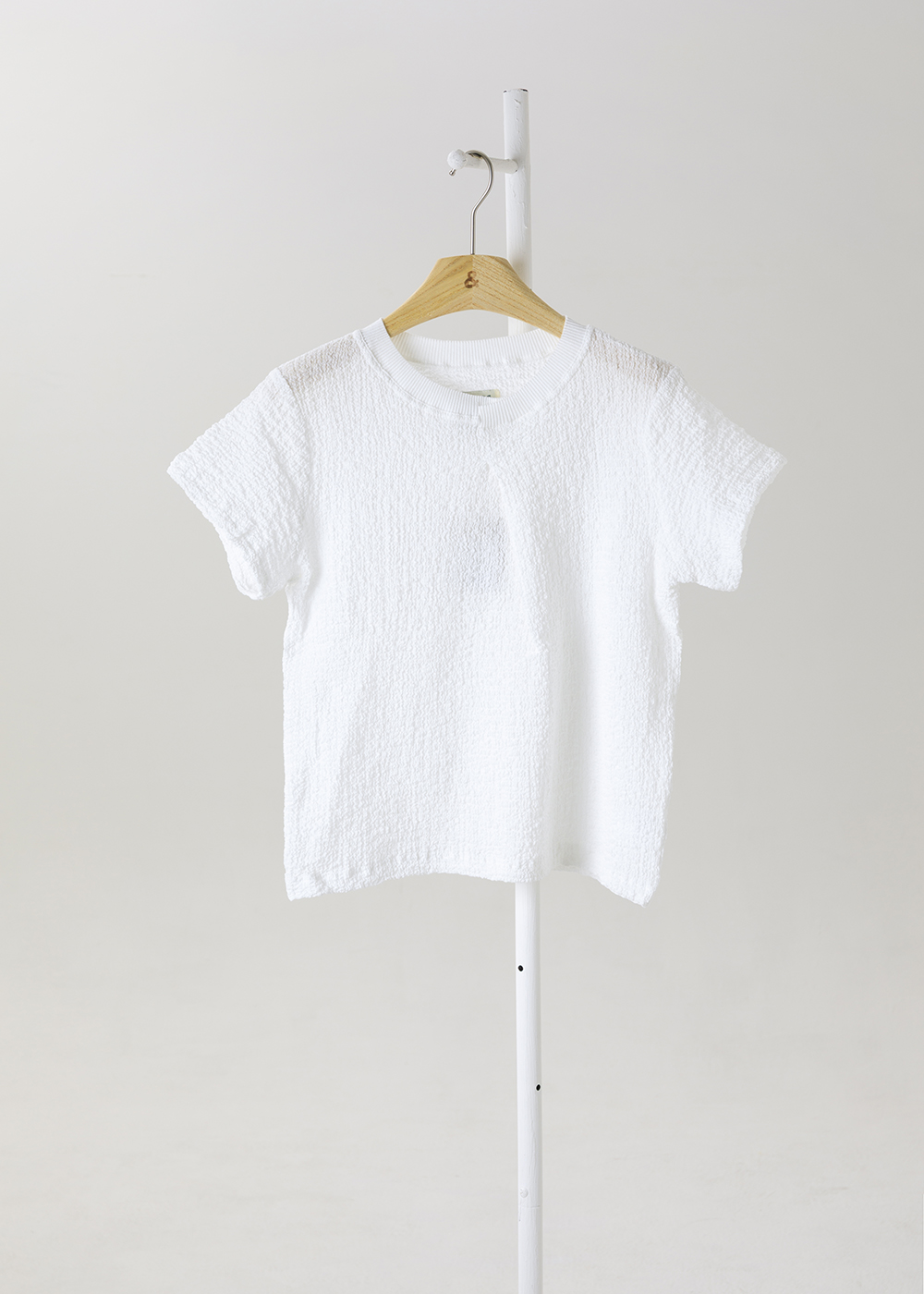  |雲絮浮雕|立體壓紋圓領上衣