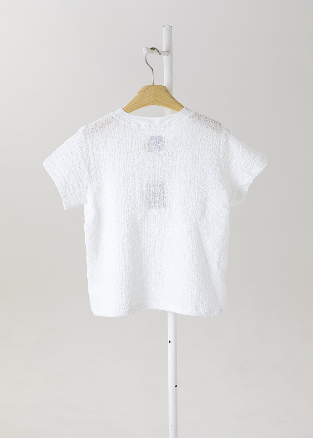  |雲絮浮雕|立體壓紋圓領上衣