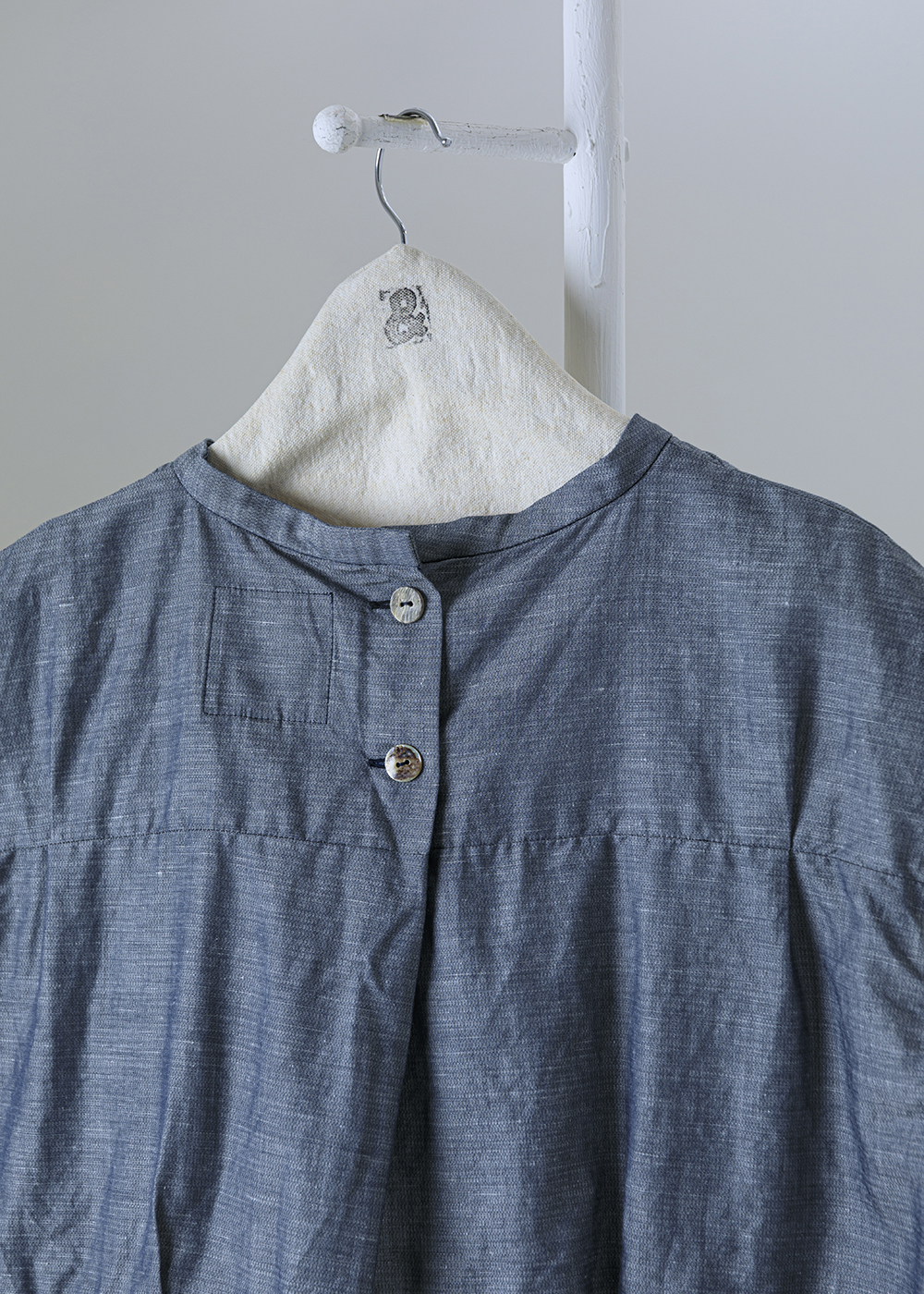 微瀾立體打褶縮口背心