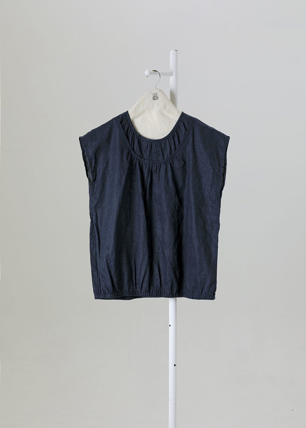 | 沁風麻織 | 微褶漣漪縮褶上衣