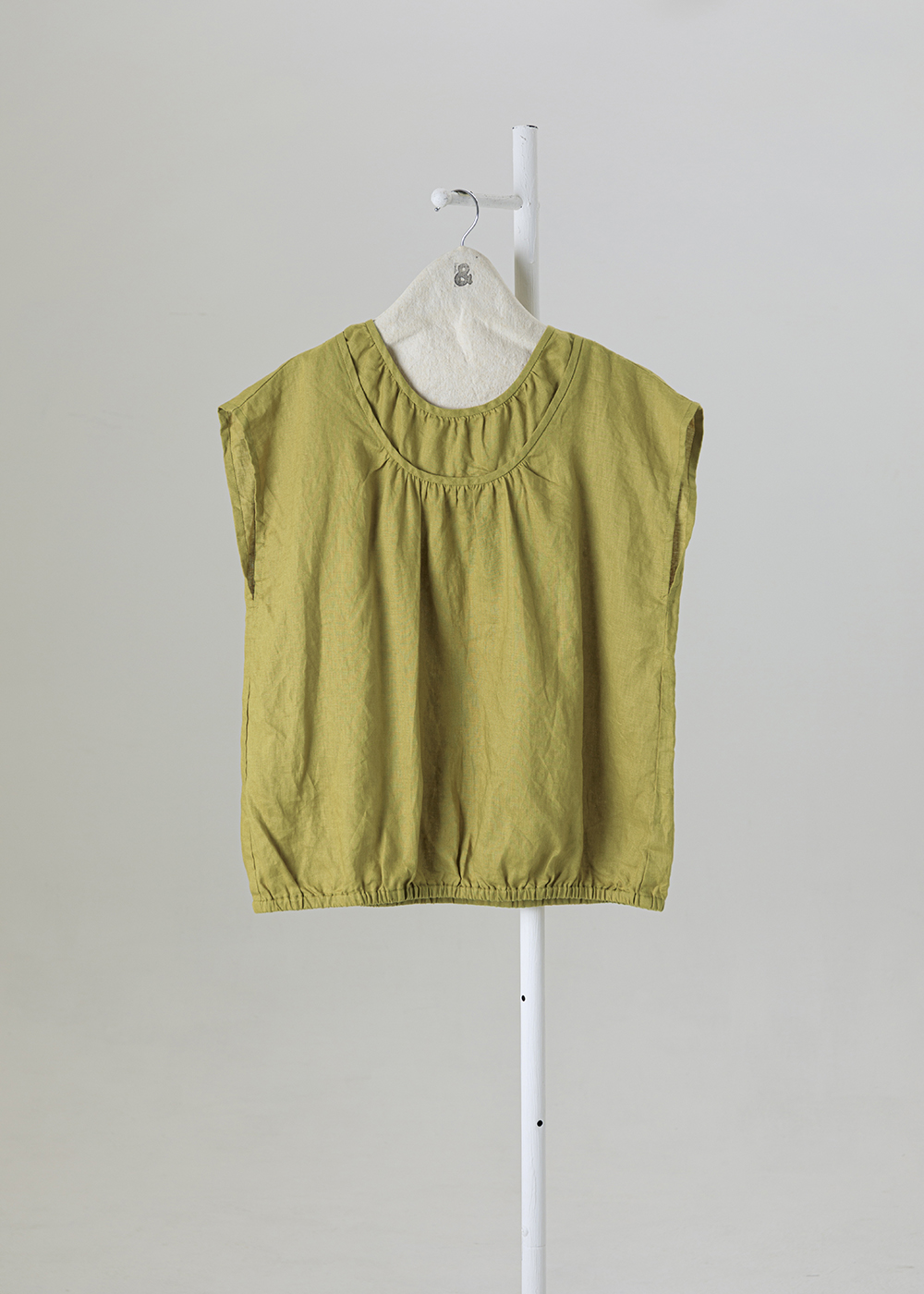 | 沁風麻織 | 微褶漣漪縮褶上衣