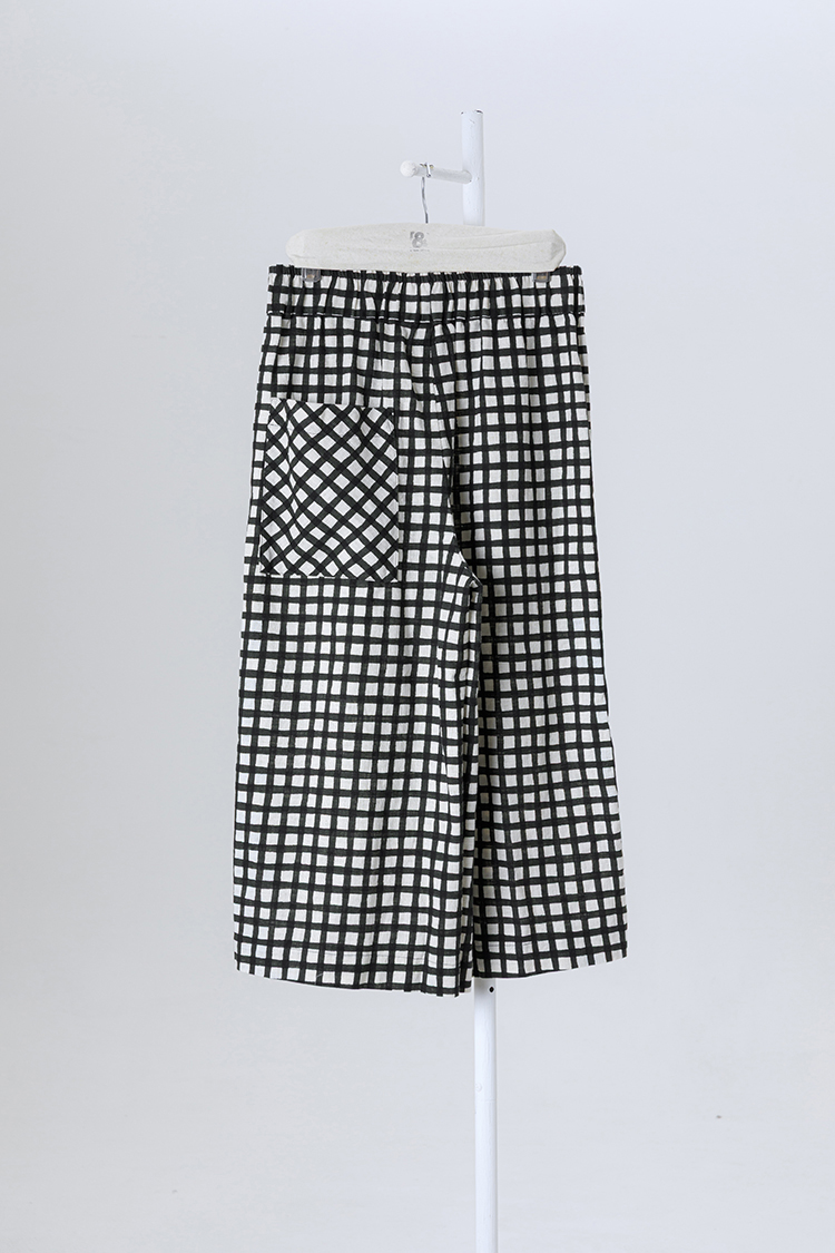  | 窗格映像派 | 抽繩寬褲 