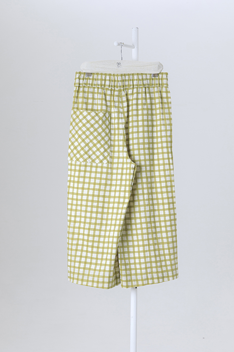  | 窗格映像派 | 抽繩寬褲 