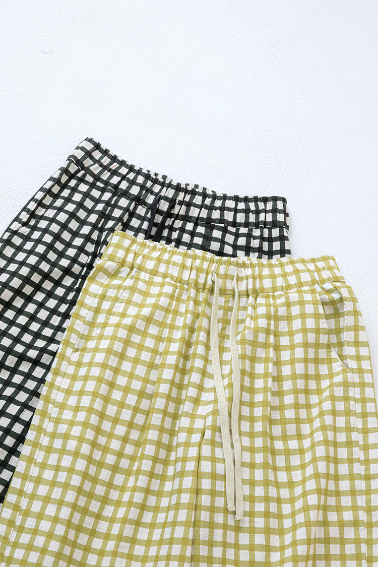  | 窗格映像派 | 抽繩寬褲 