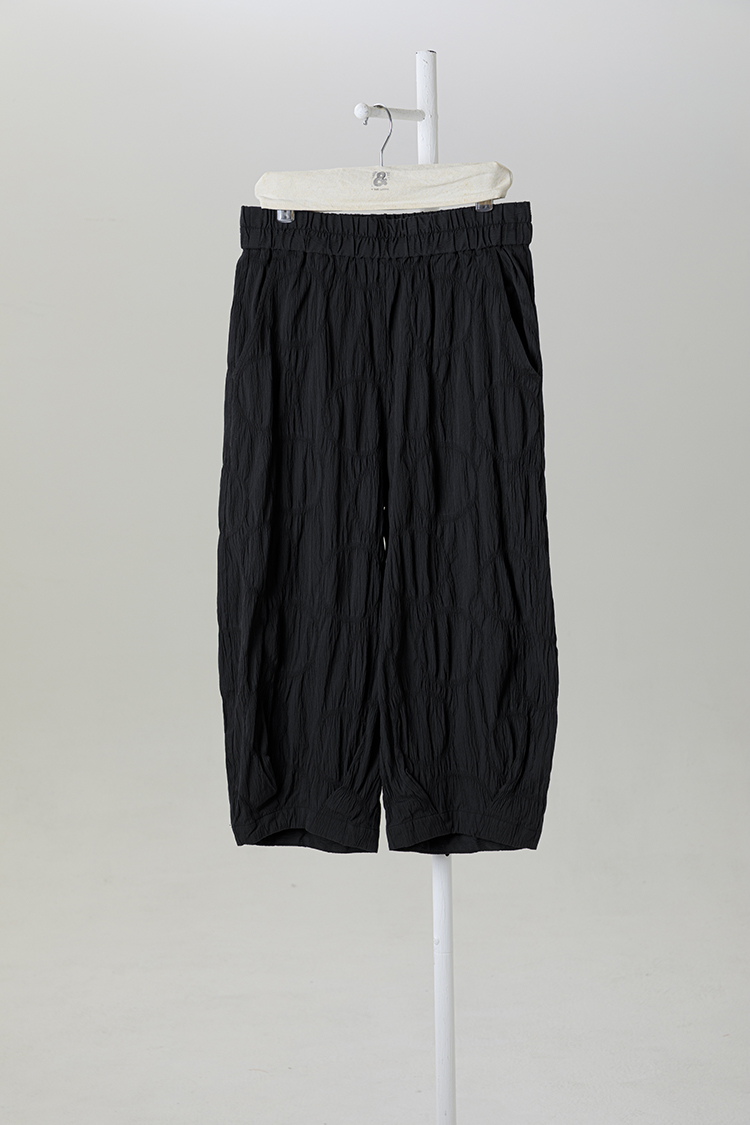 | 浮波立體圈紋 |空氣感氣球褲 