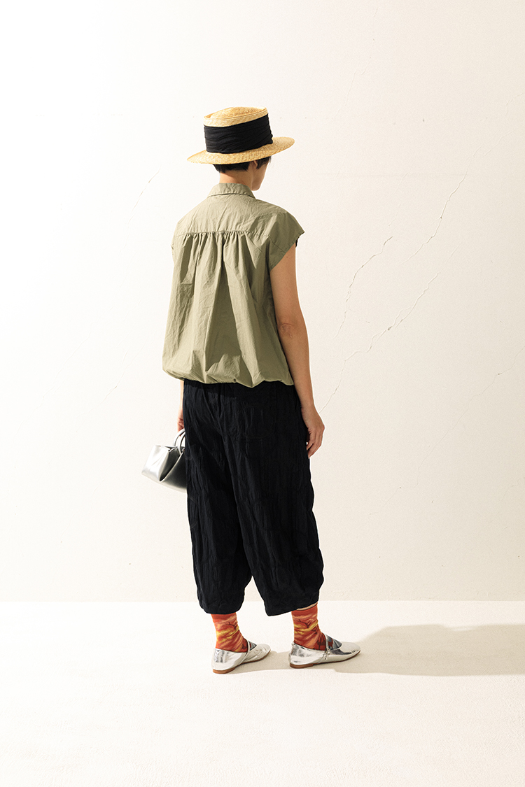 | 浮波立體圈紋 |空氣感氣球褲 