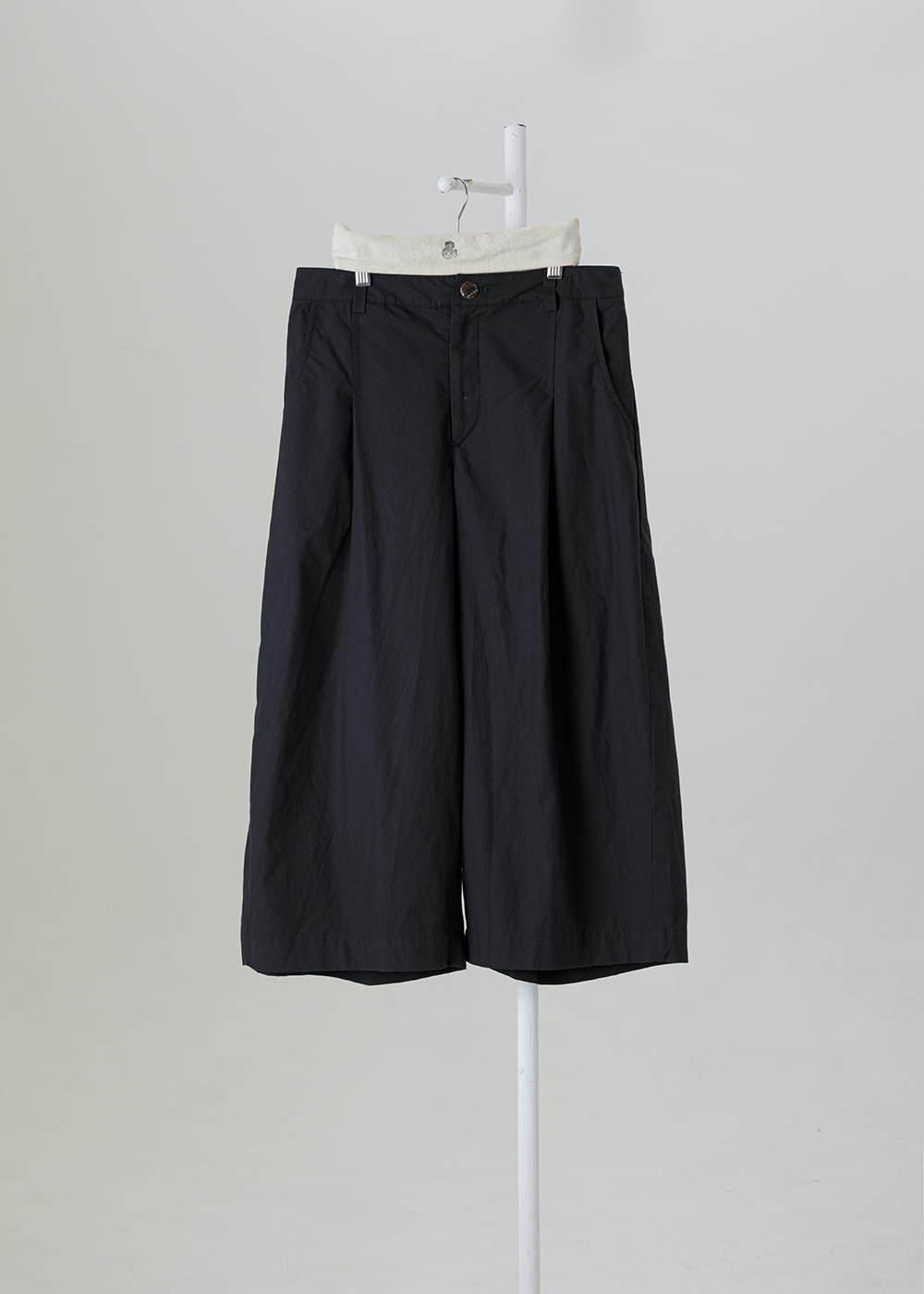 恬逸立體空氣感九分寬褲