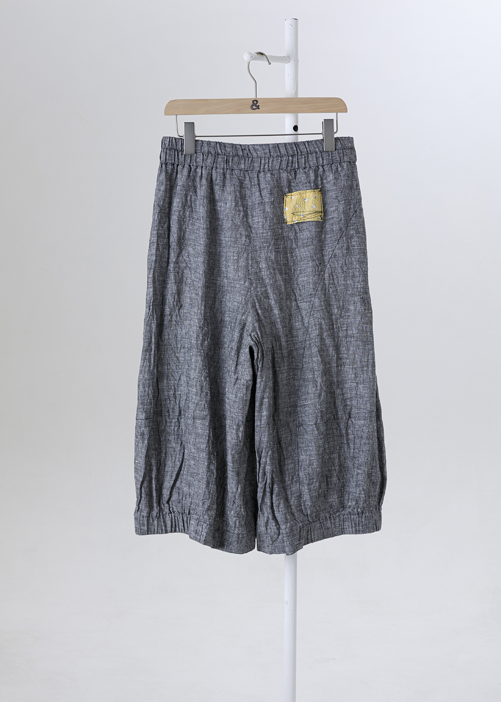 |日曬亞麻|彈腰廓型氣球褲