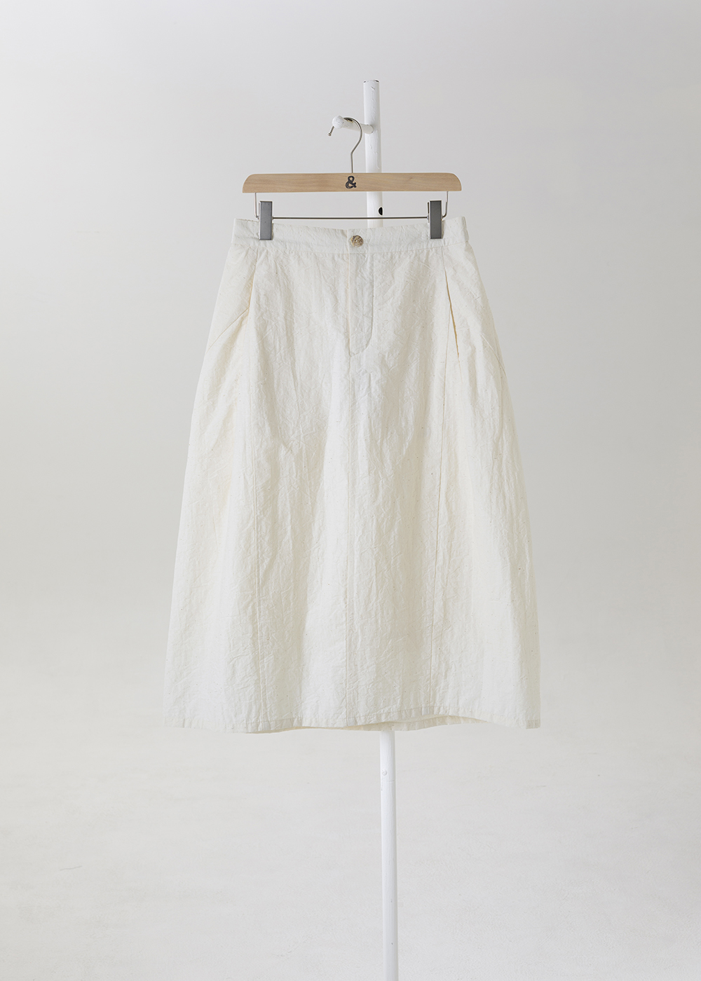 |純粹植感|立體弧線剪接裙