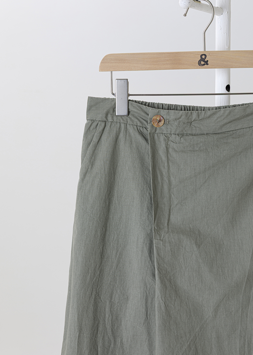 疊岩不對稱裹身氣球褲 