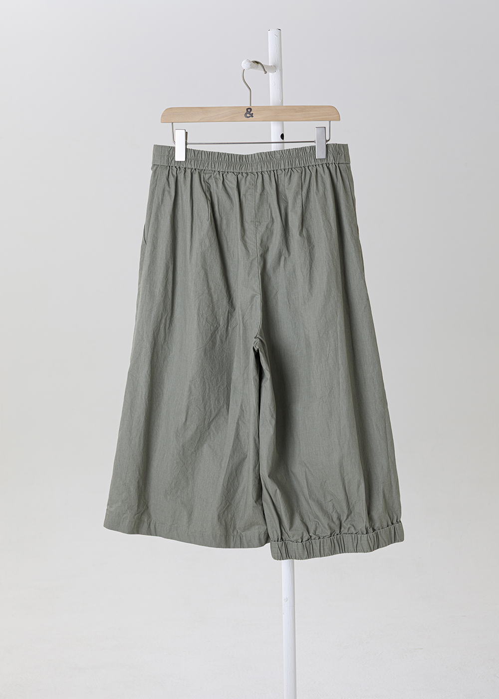 疊岩不對稱裹身氣球褲 