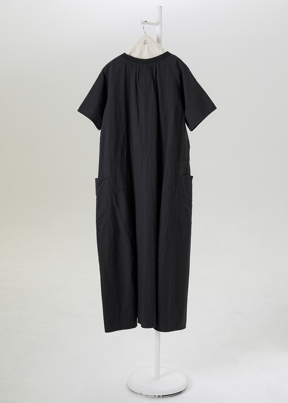 游牧織帶扣環大口袋洋裝 