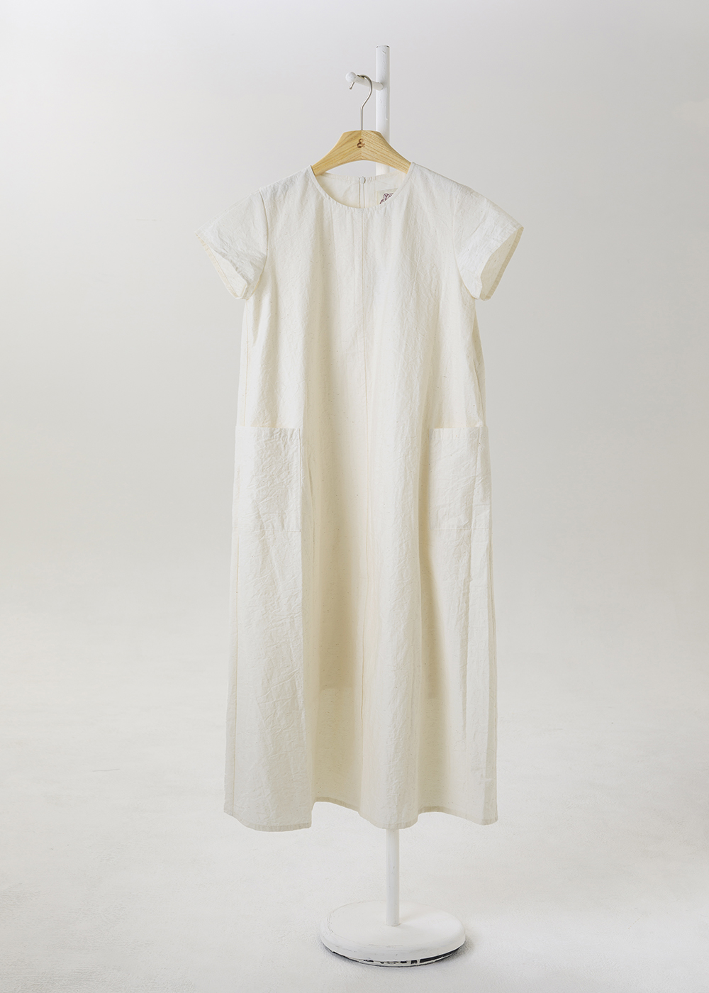 |純粹植感| 壓紋口袋洋裝