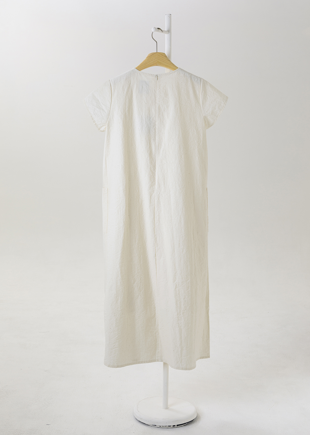 |純粹植感| 壓紋口袋洋裝