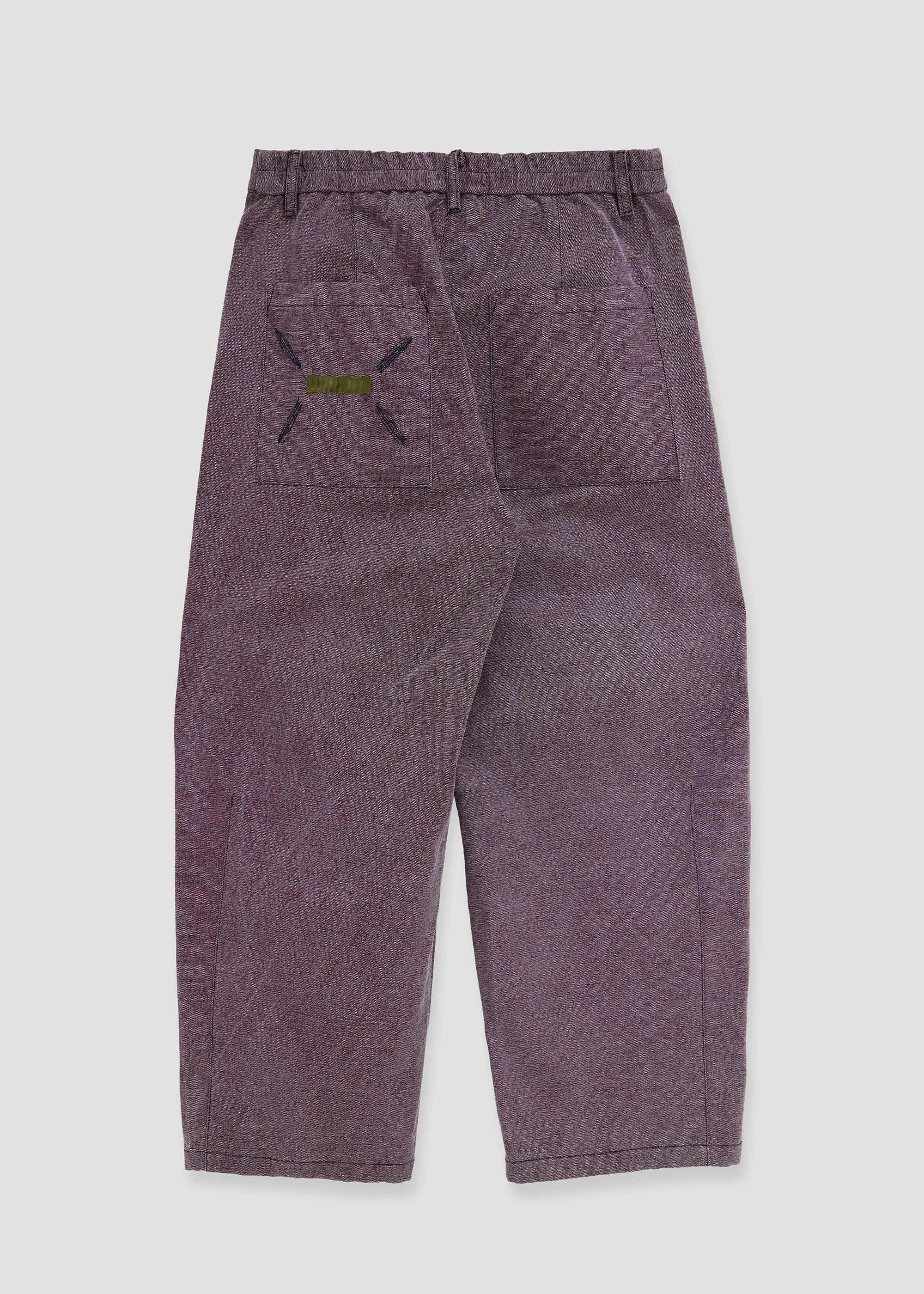 Jersey barrel leg pants 