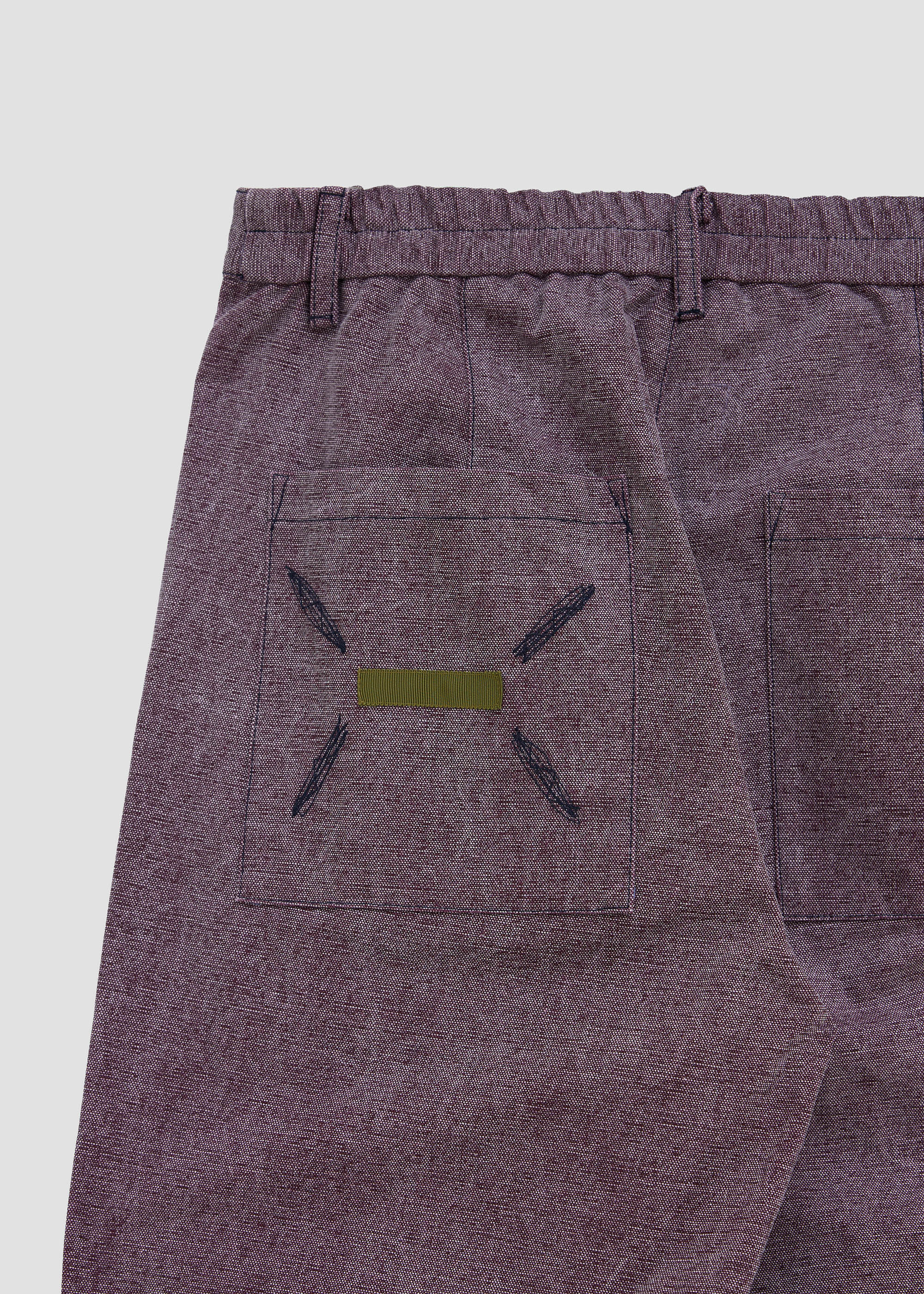 Jersey barrel leg pants 