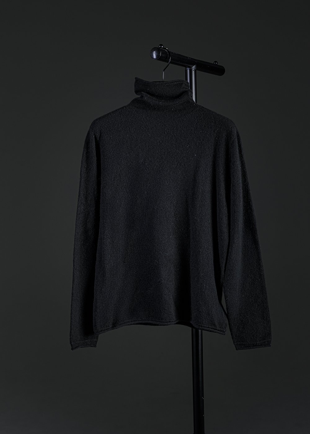 溫潤高領羊絨套頭毛衣