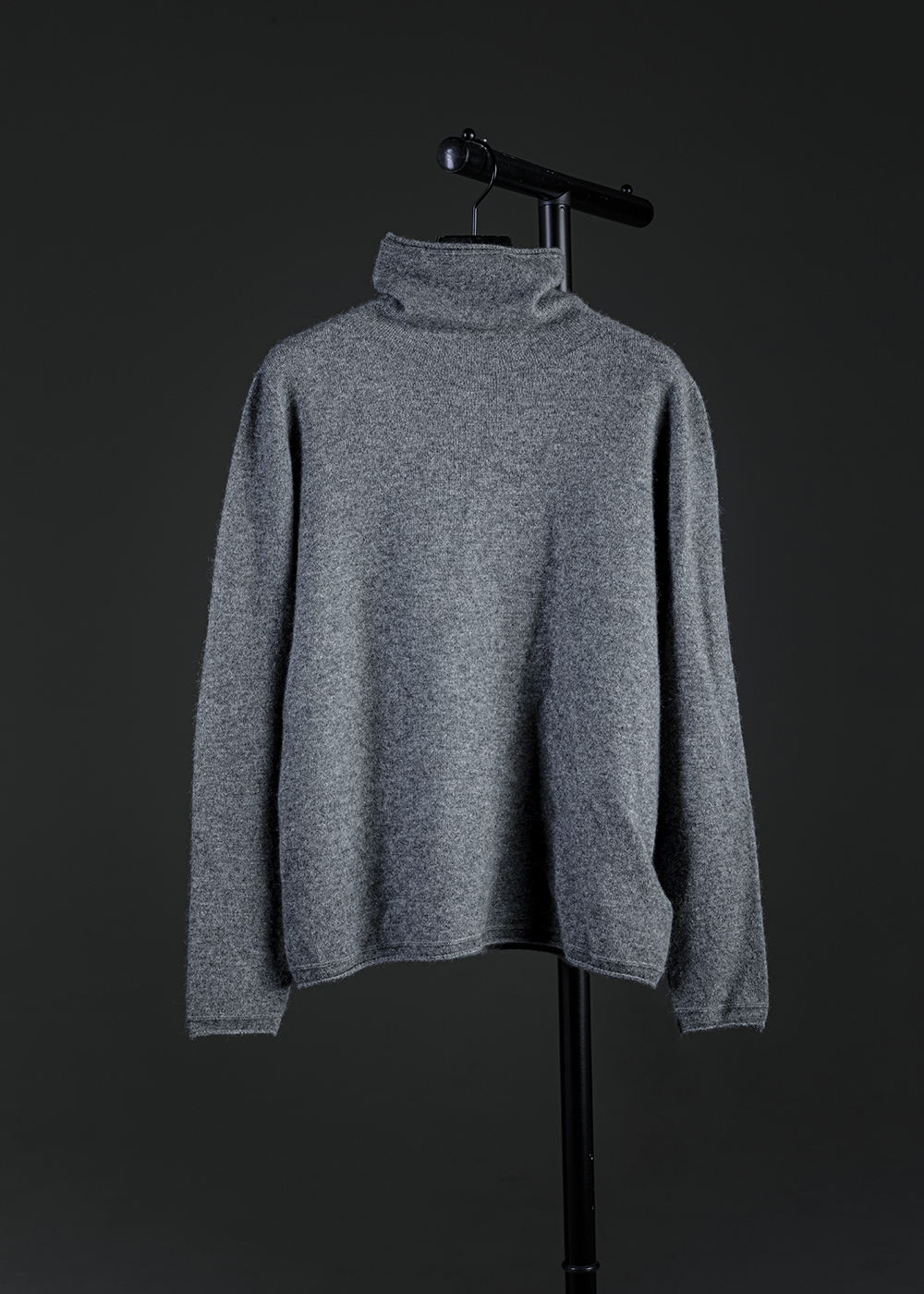 溫潤高領羊絨套頭毛衣