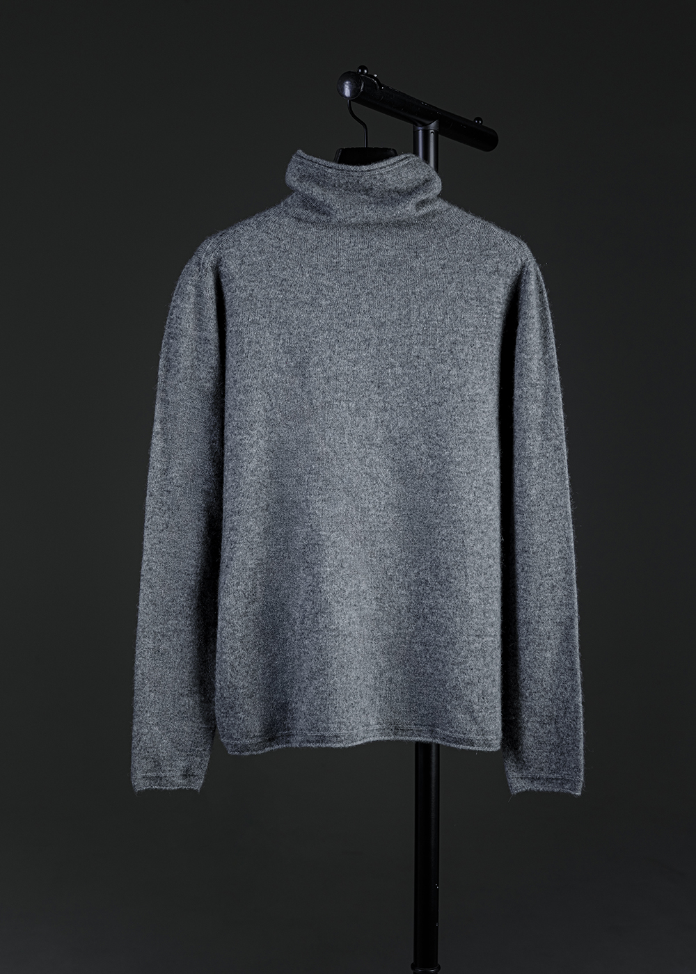 溫潤高領羊絨套頭毛衣