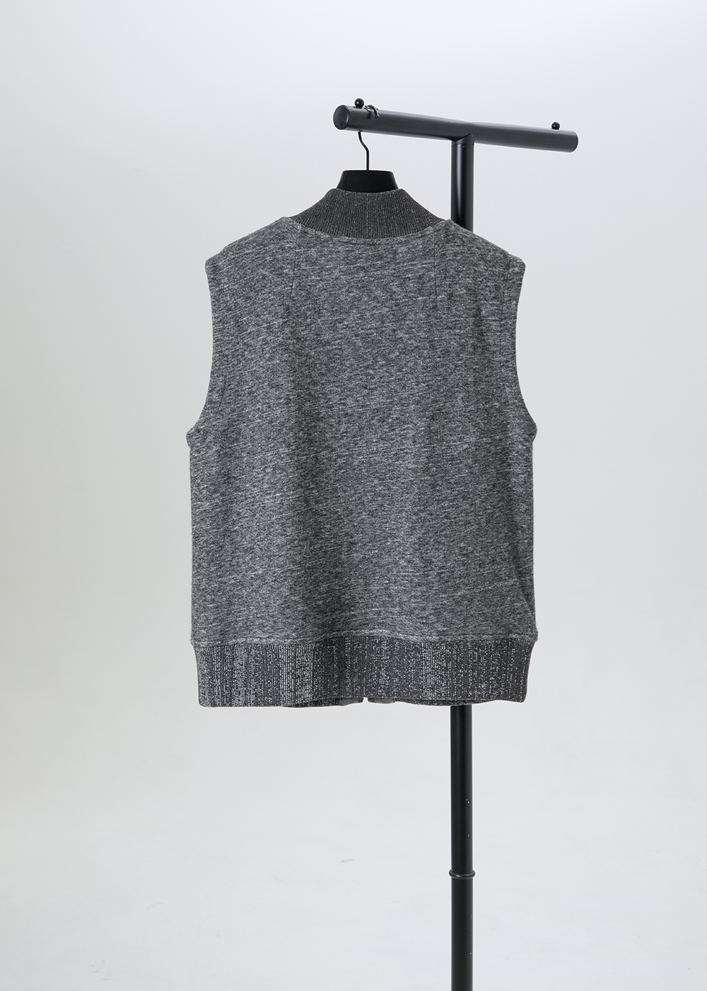 活褶羅紋針織背心