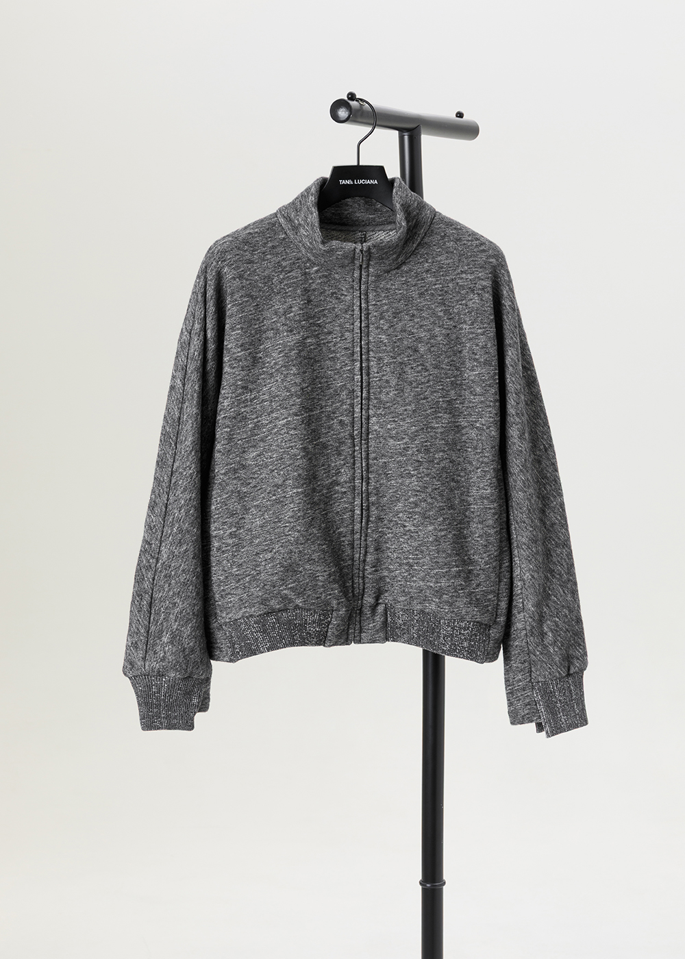 結構袖口立領羅紋外套