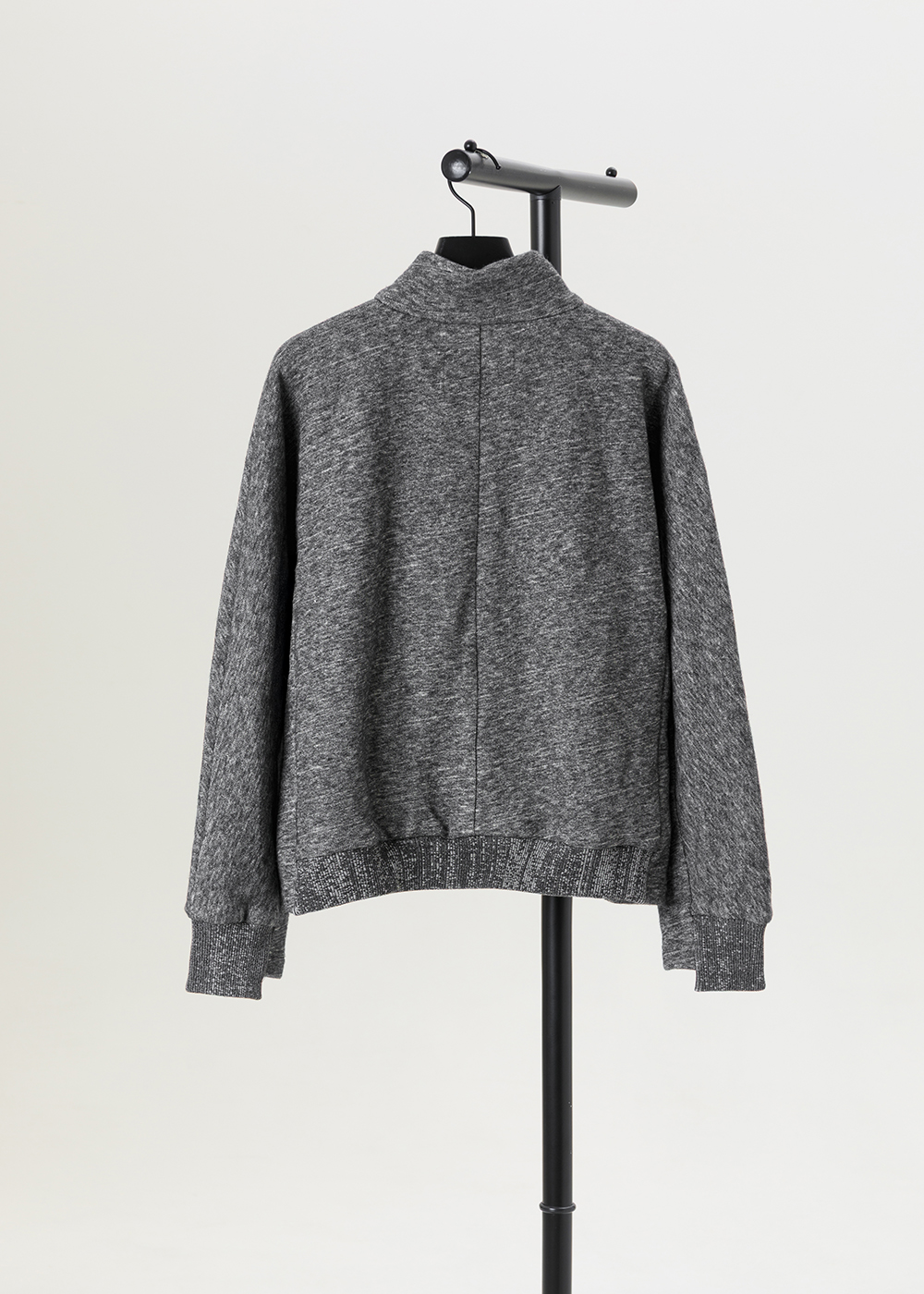 結構袖口立領羅紋外套