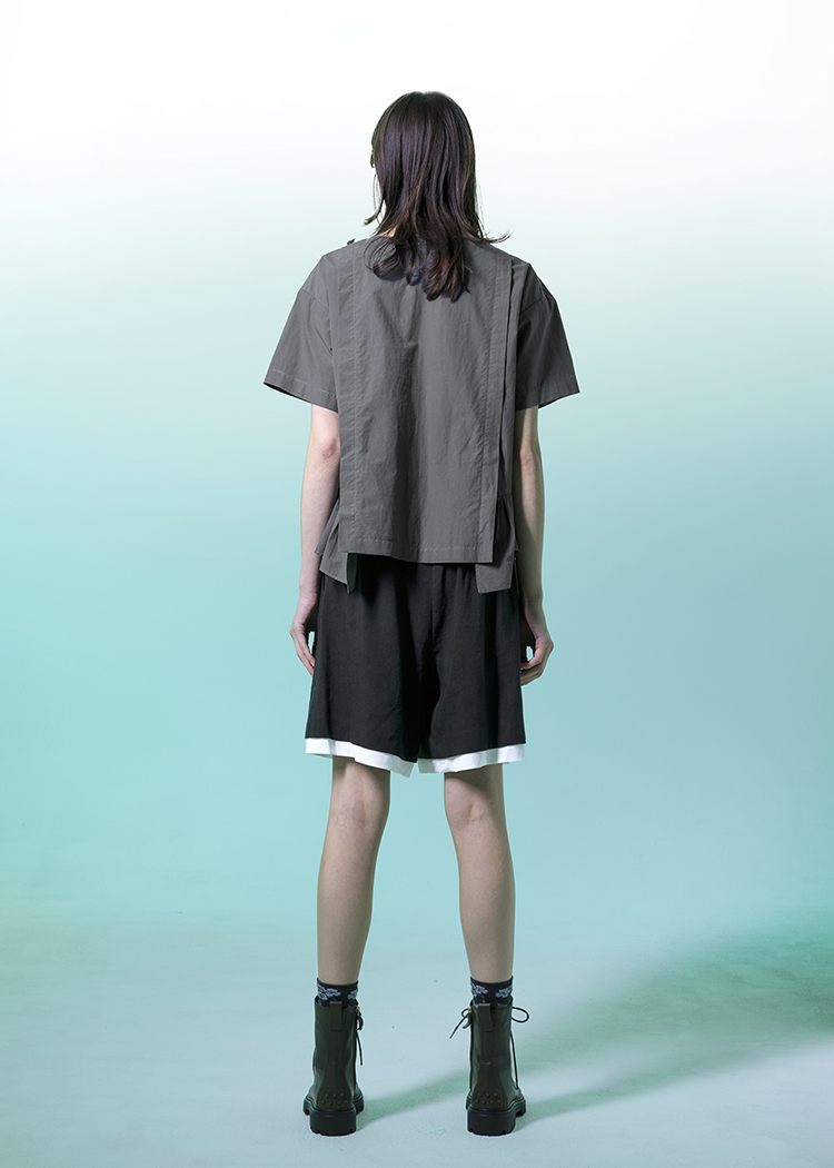 Side Pleated Top