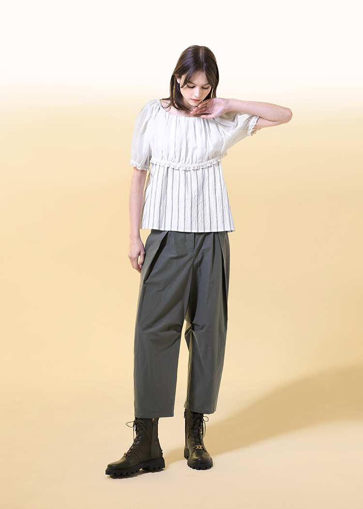 Pleated Pants