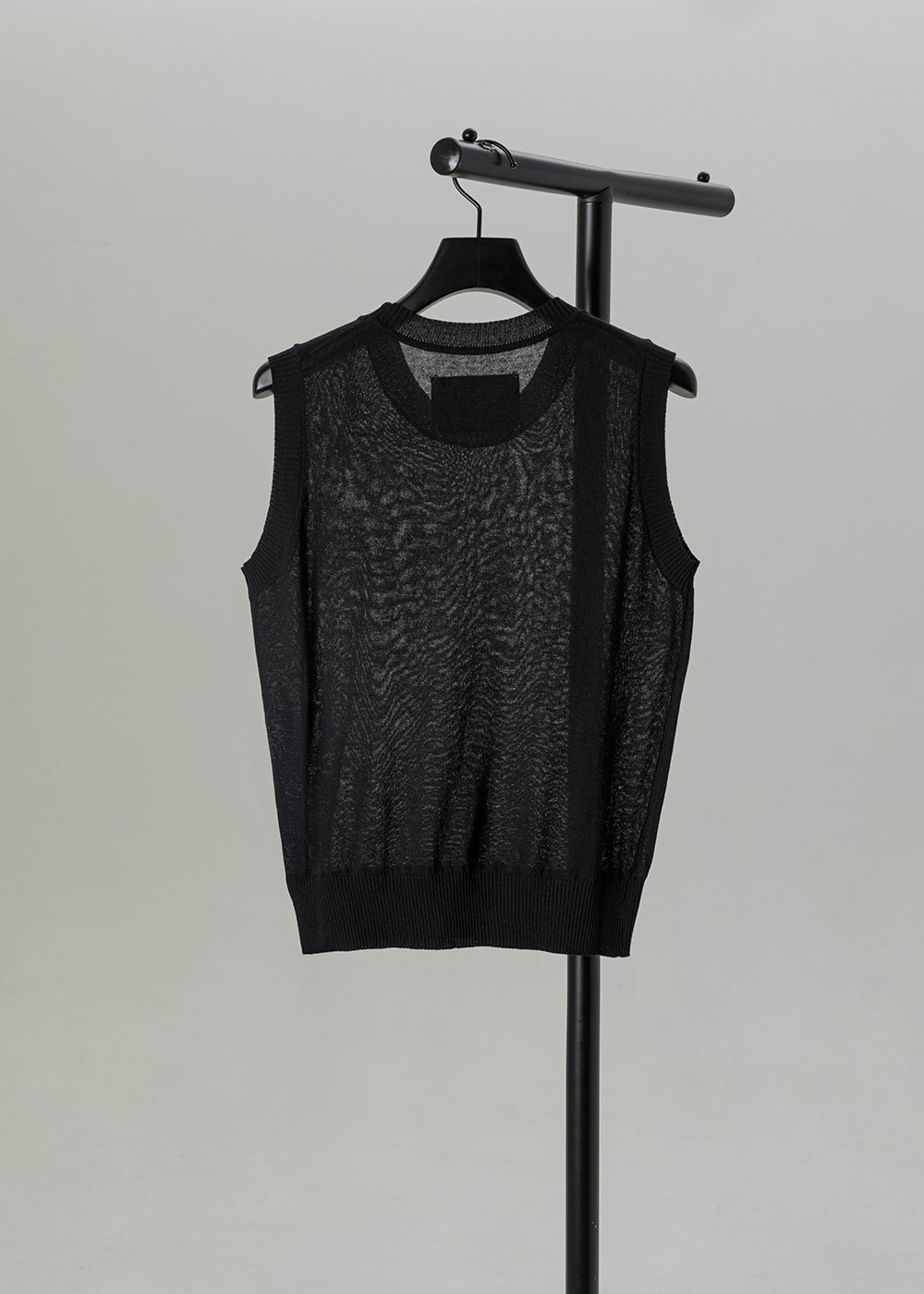 都會針織亞麻無袖背心