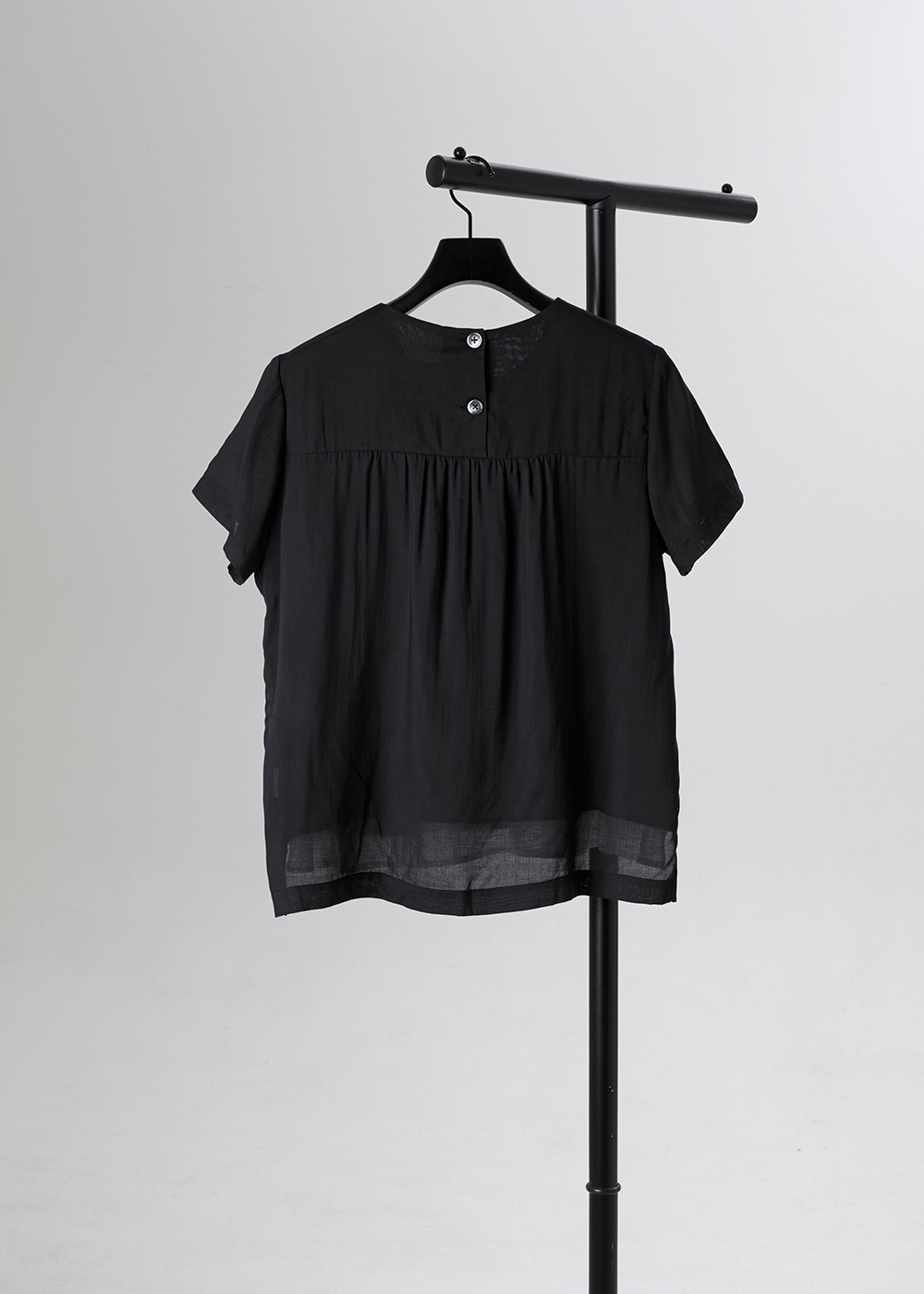 光隙雙層下擺設計上衣