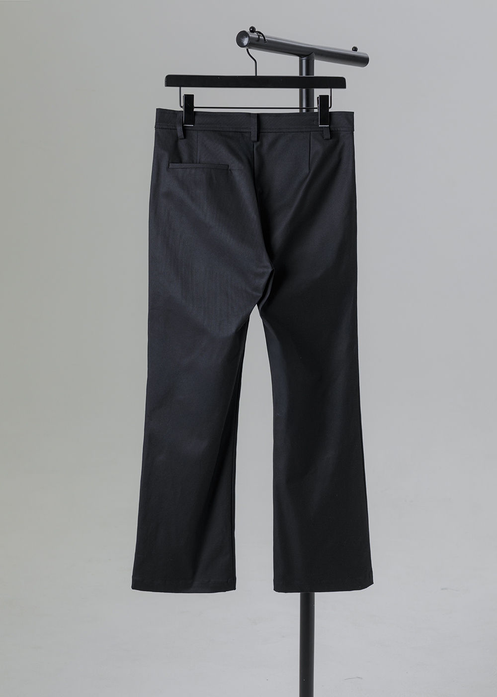 不對稱飾片開衩長褲