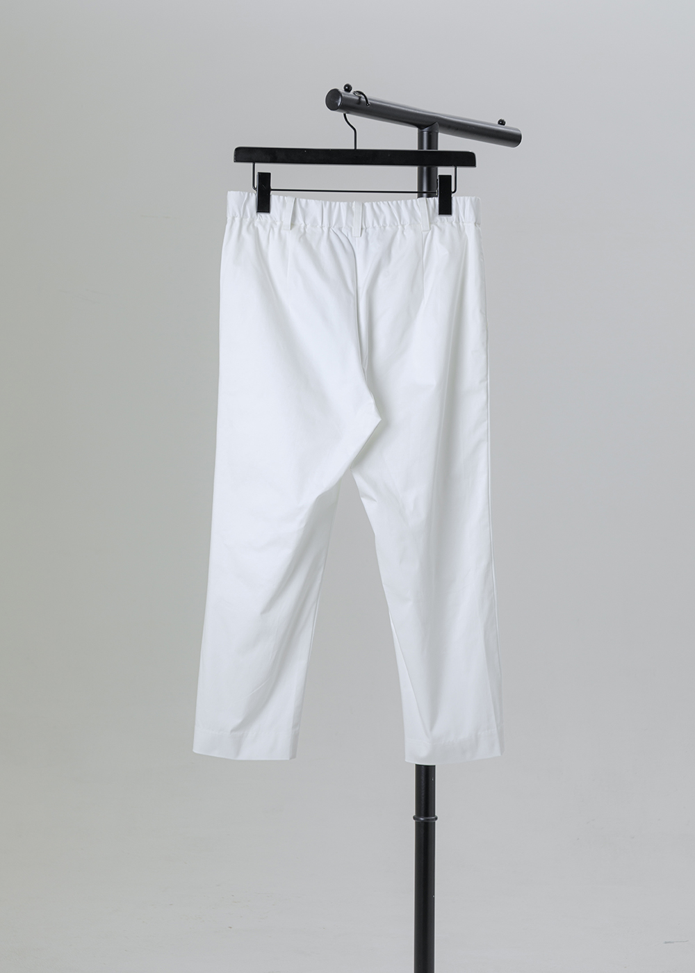 留白腰頭鏤空層次長褲