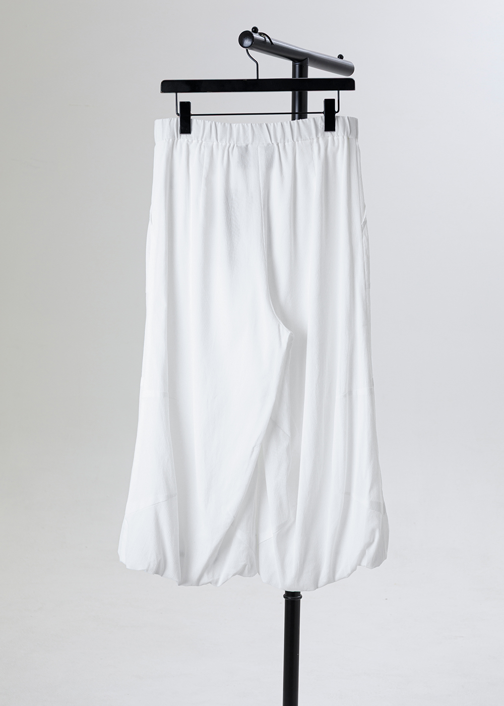 靜序流線高腰寬擺寬褲