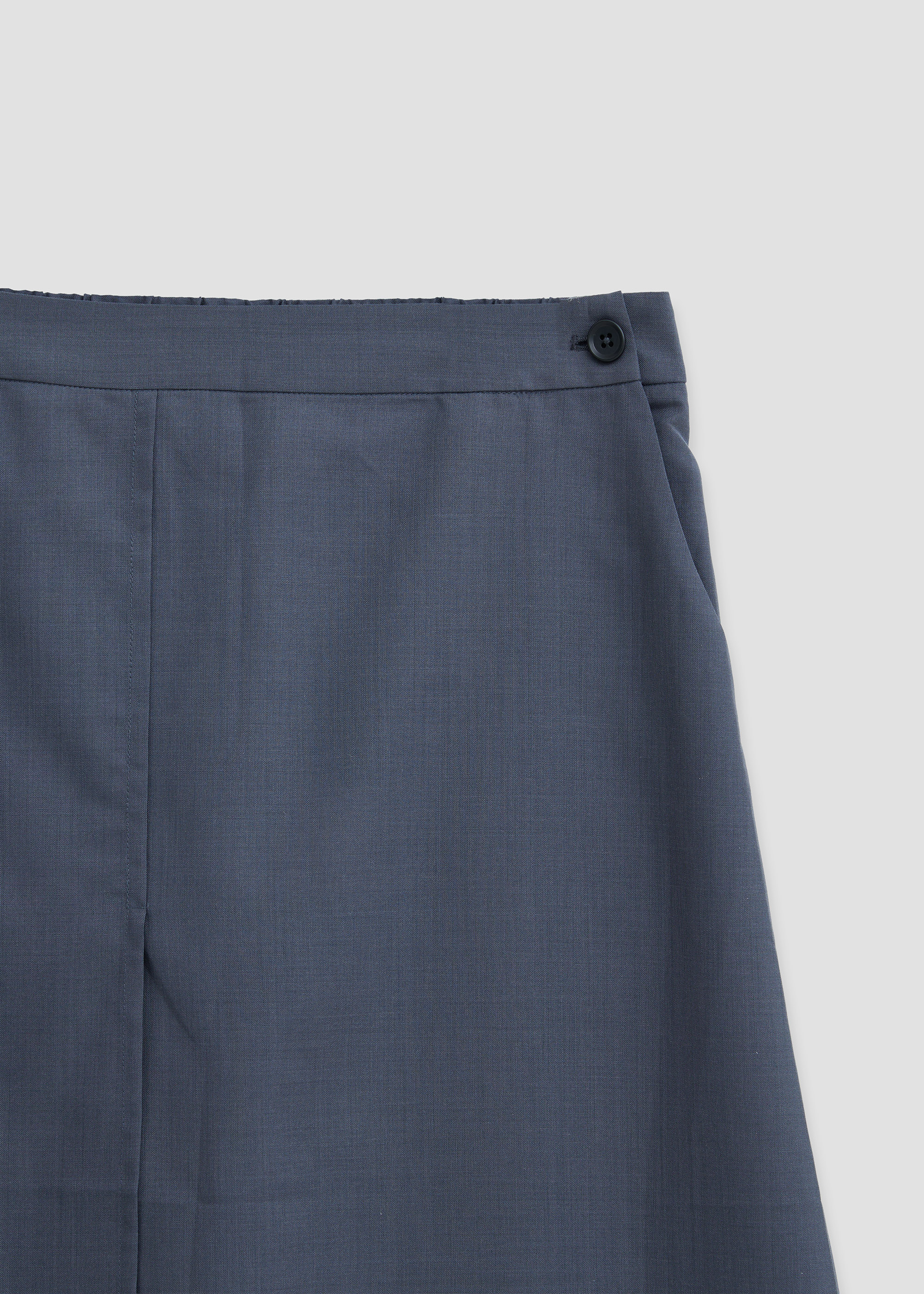 Wool Midi Skirt