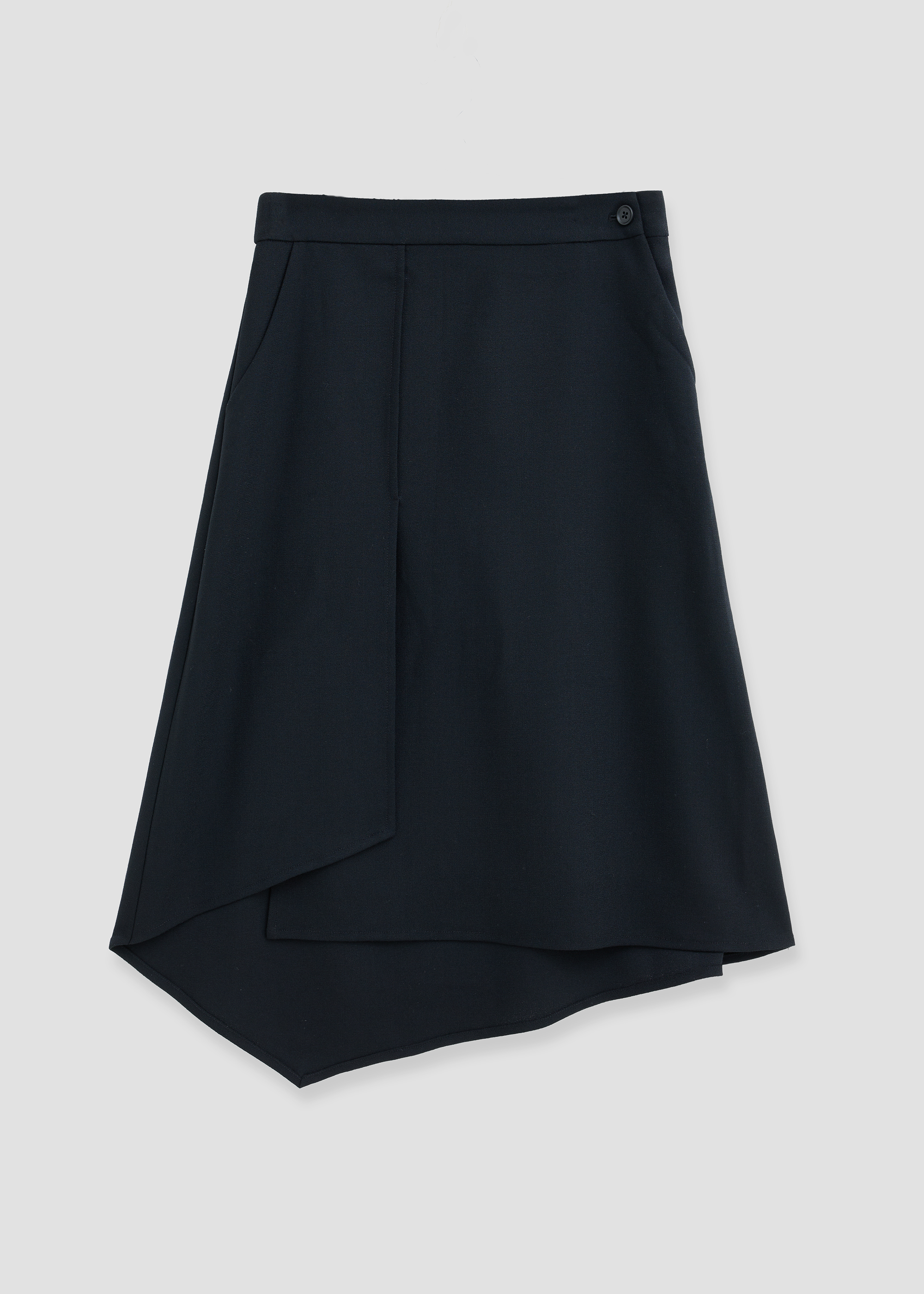 Wool Midi Skirt
