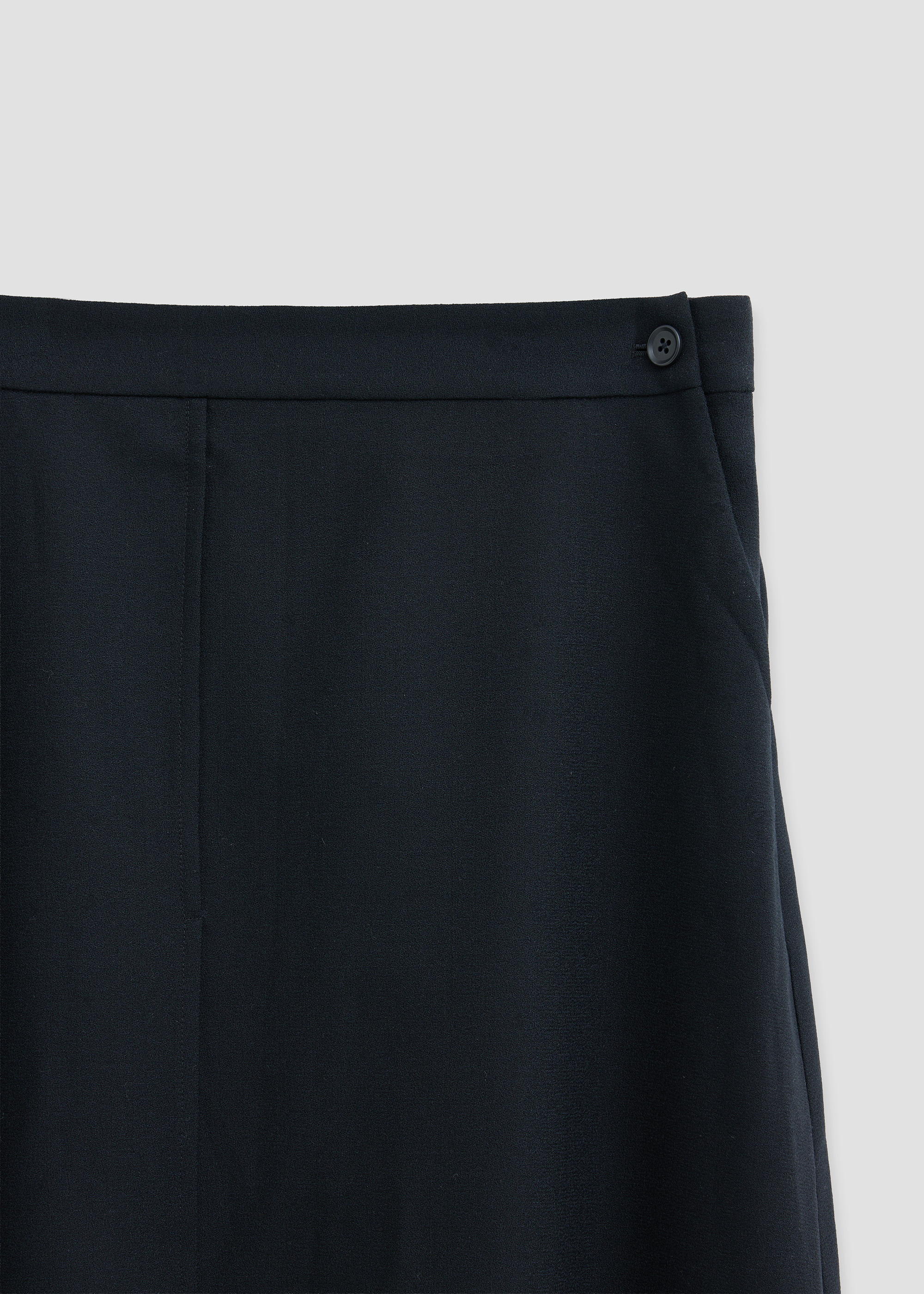 Wool Midi Skirt