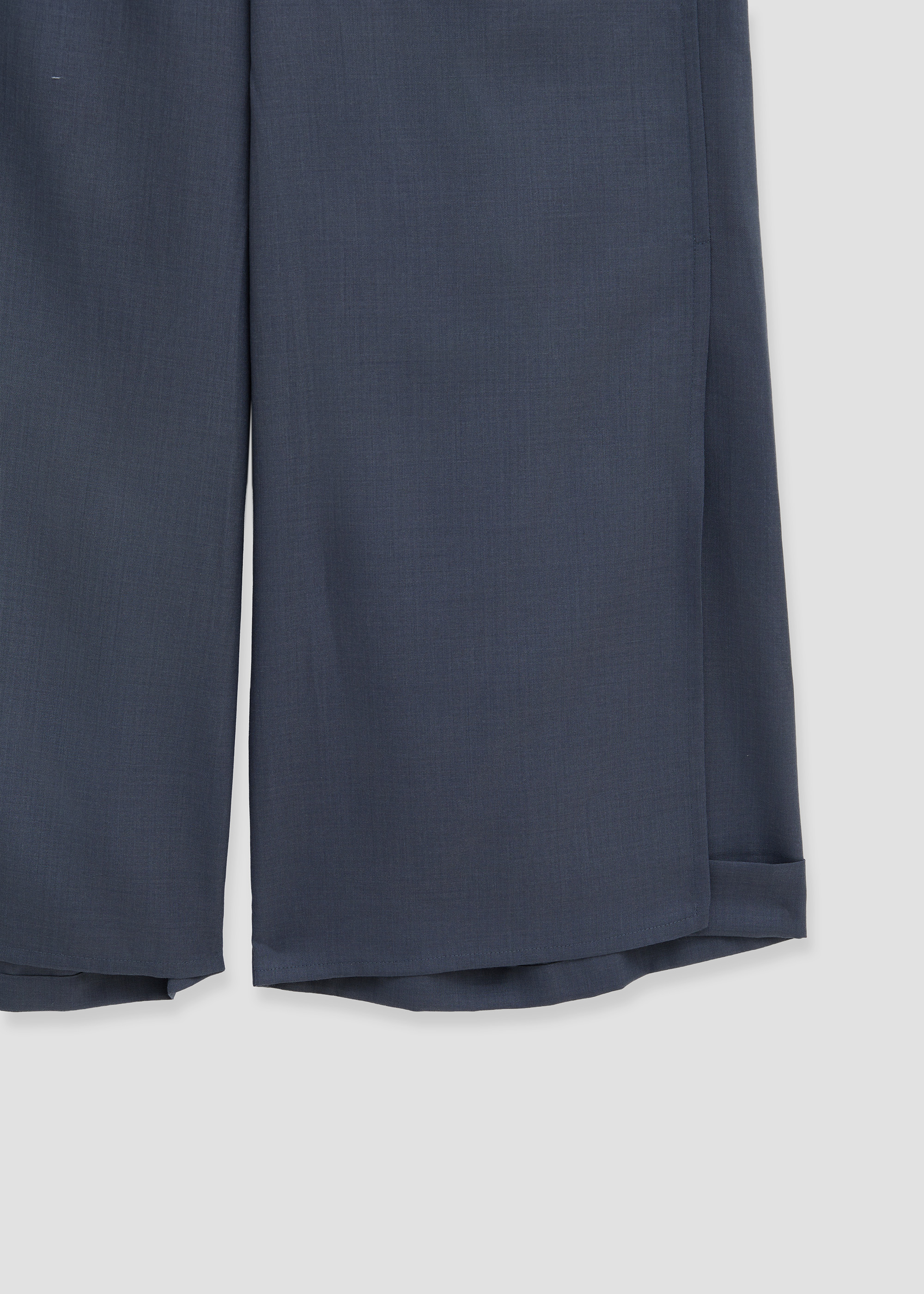 Wool Wide-leg Pants