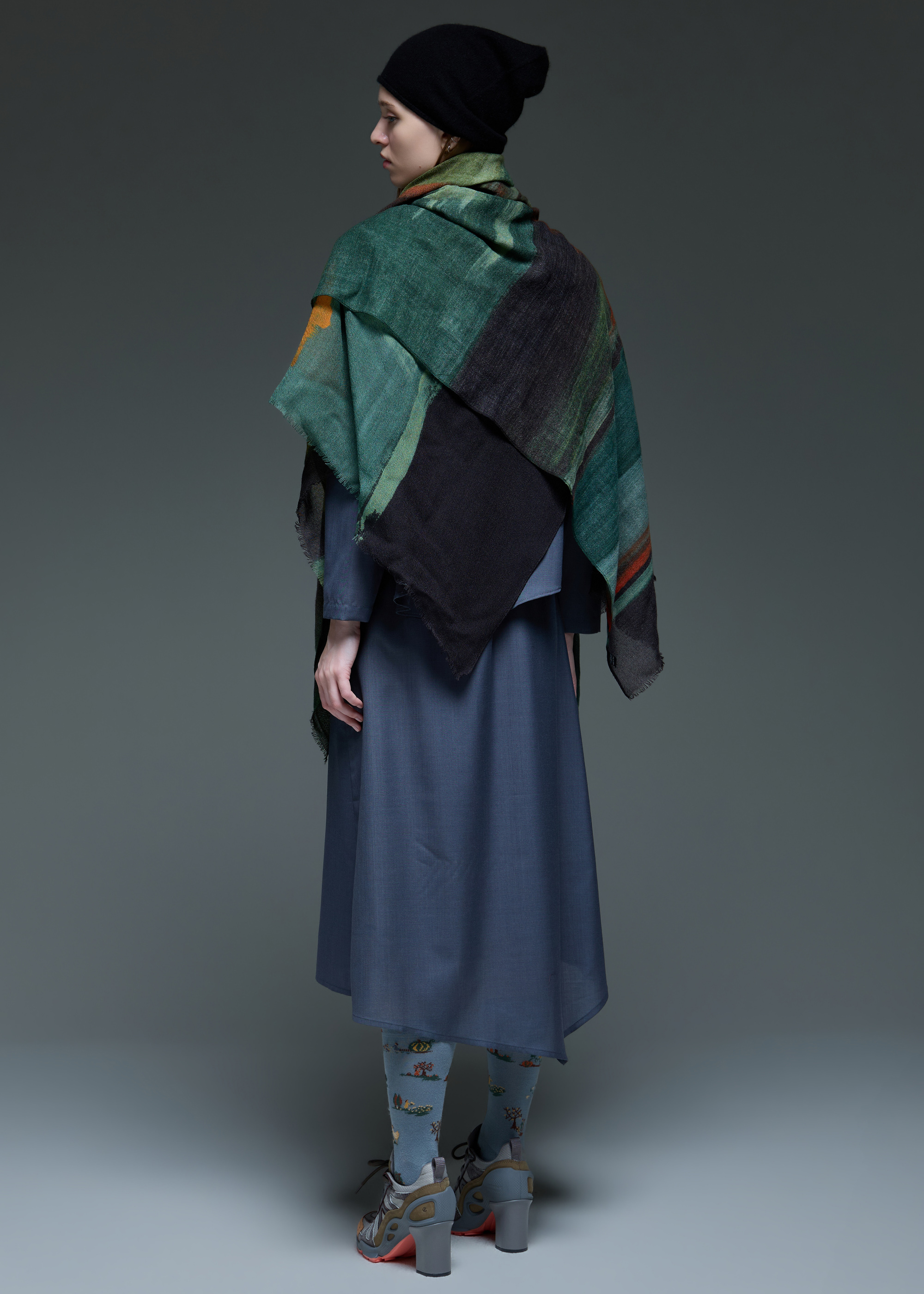 Wool Oversized Scarf