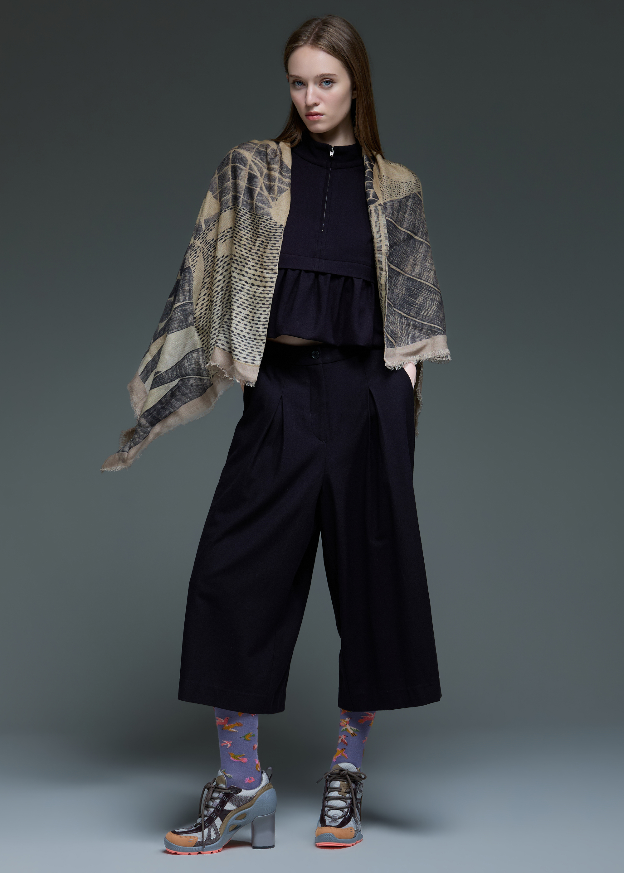 Wool Oversized Scarf