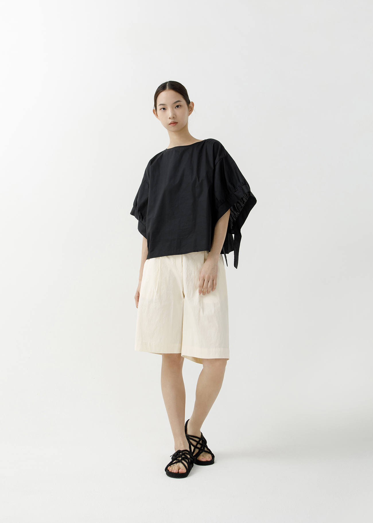 Pleated Shorts